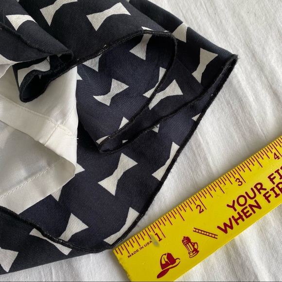 Kate Spade Silk Blend Flirty Flared Bowtie Skirt - Picture 11 of 15